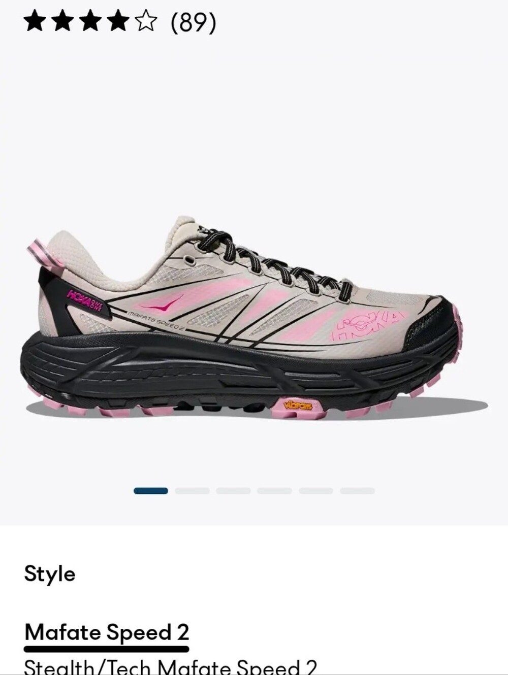 Brand New Never Worn Hoka Mafate Speed 2 Women's 9.5 Men's 8.5